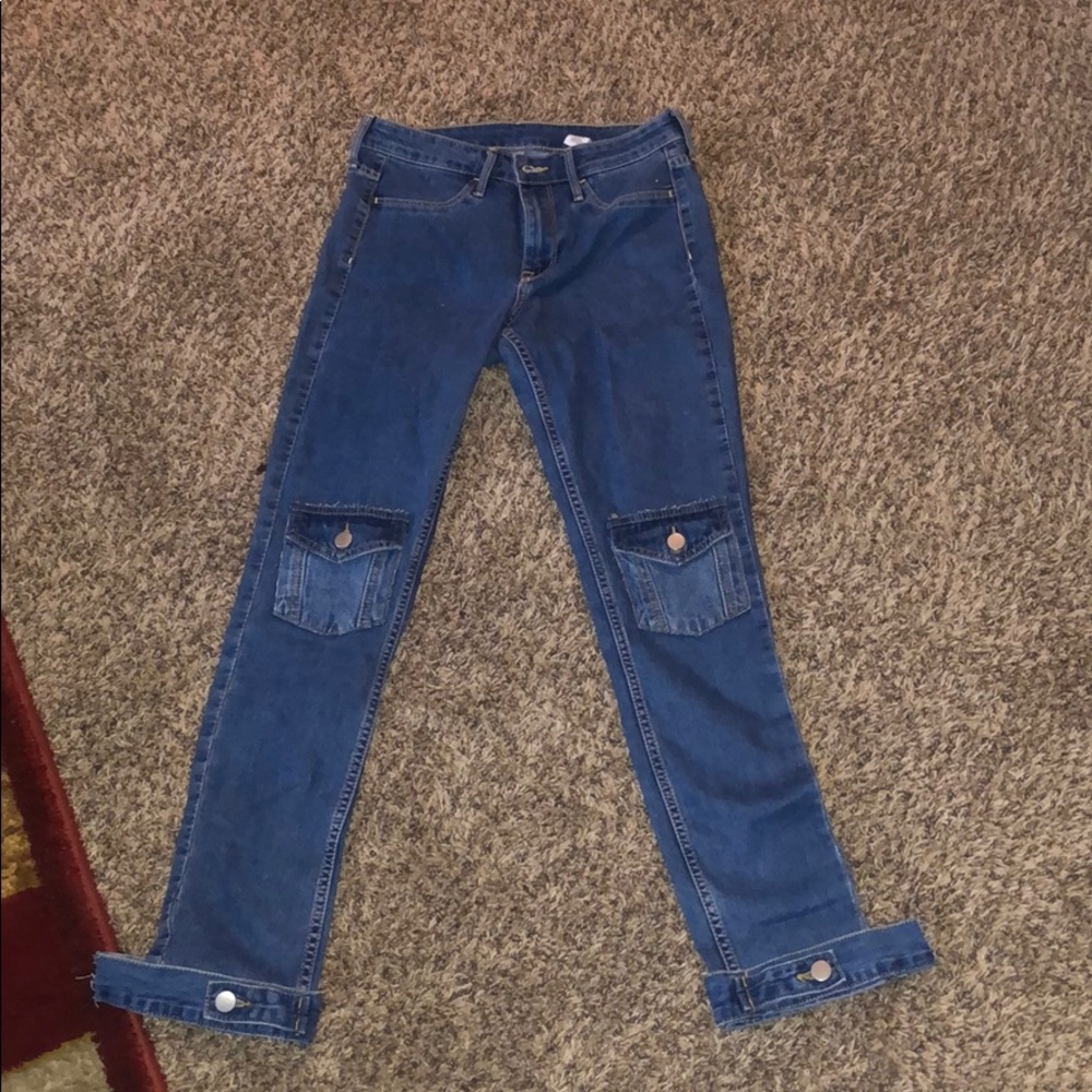 CUSTOM MIDWASH JEANS